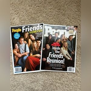 2 People Magazine with Friends Tv cast members